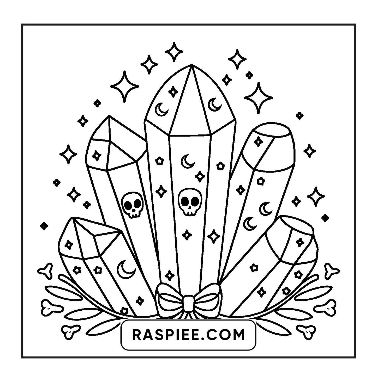 82 Bold and Easy Creepy Kawaii Coloring Pages