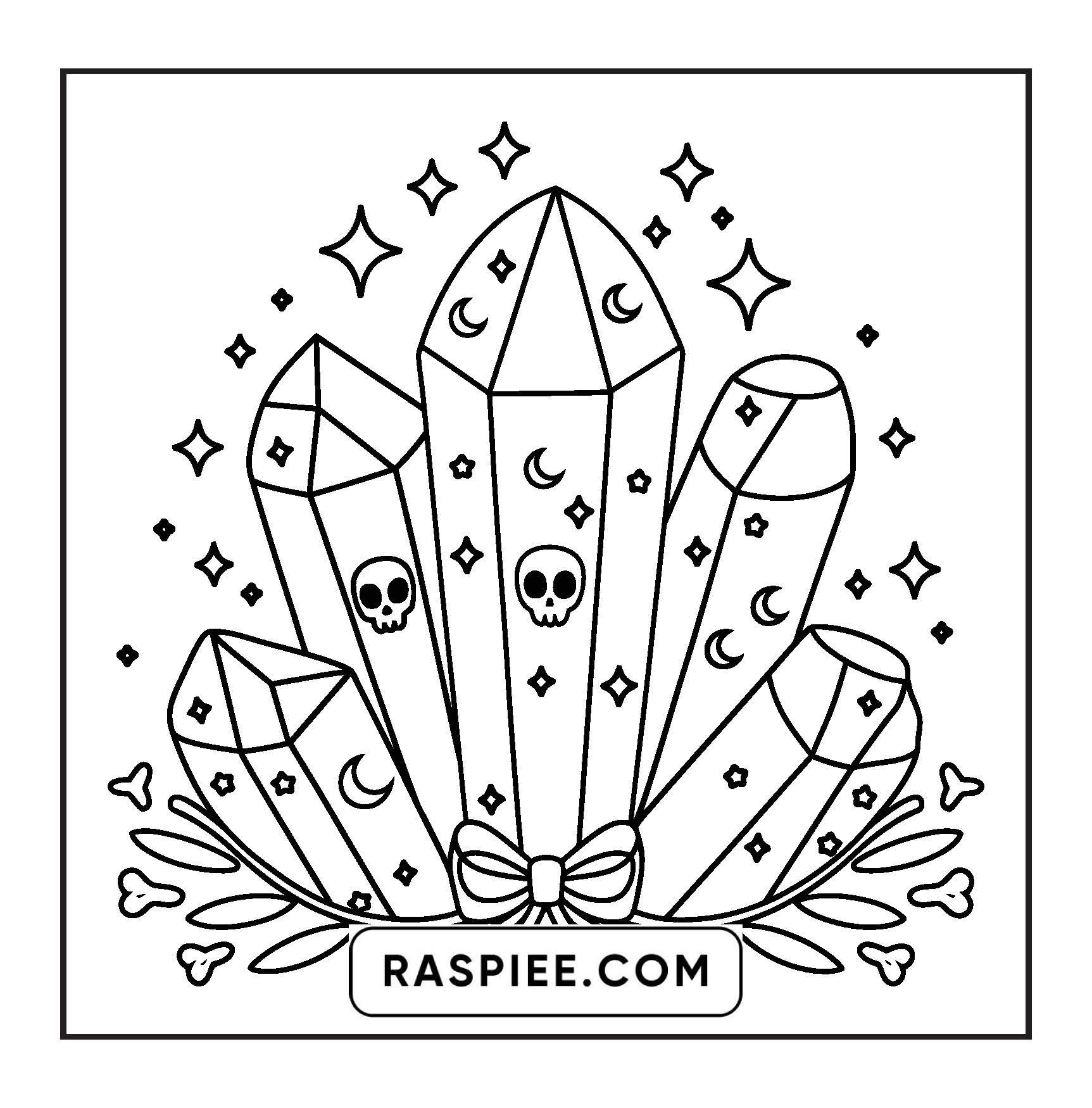 82 Bold and Easy Creepy Kawaii Coloring Pages