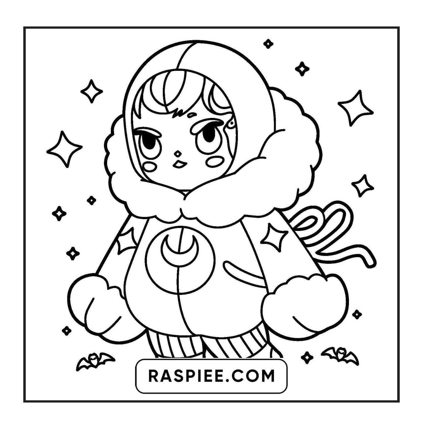 82 Bold and Easy Creepy Kawaii Coloring Pages