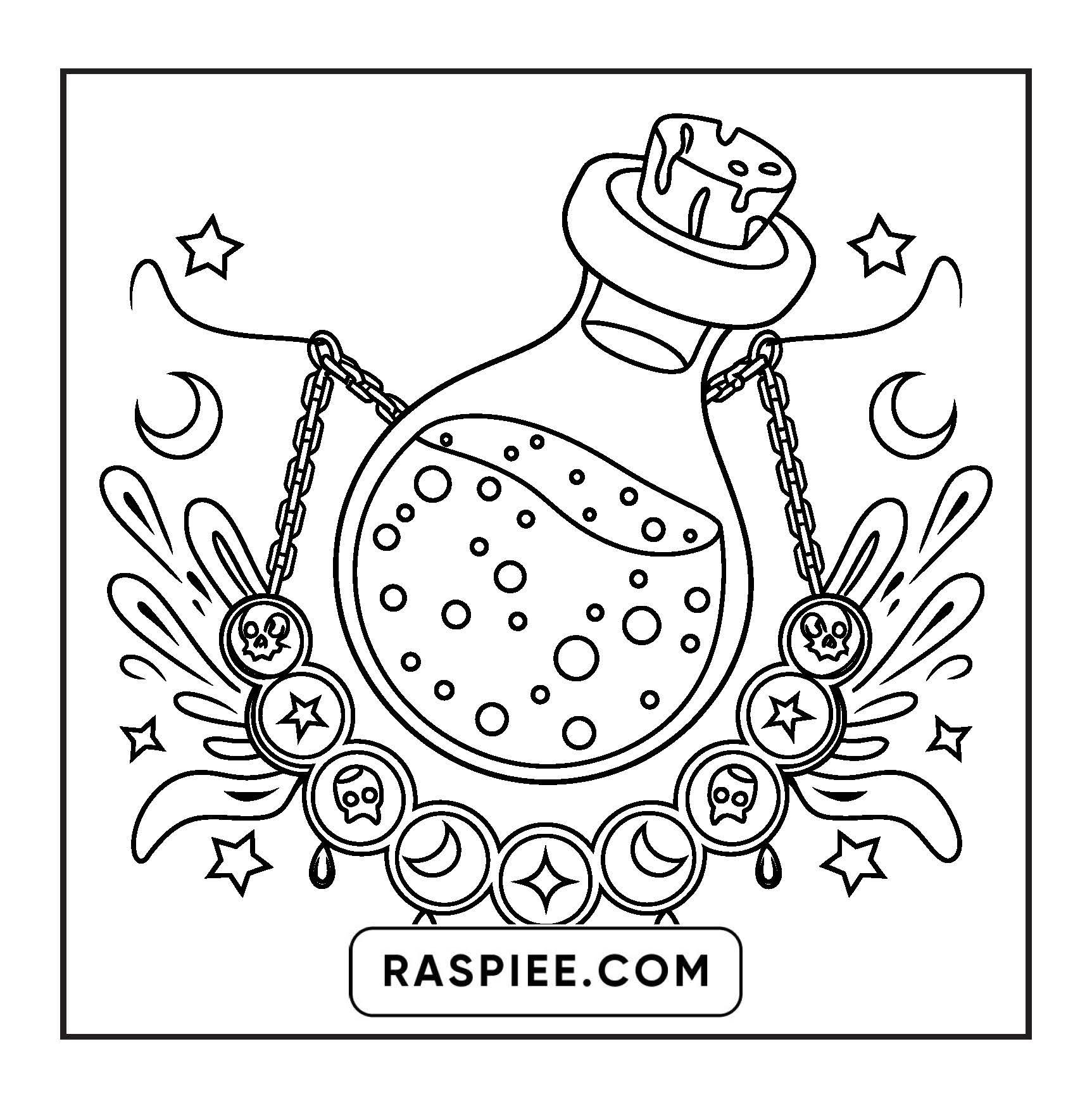 82 Bold and Easy Creepy Kawaii Coloring Pages