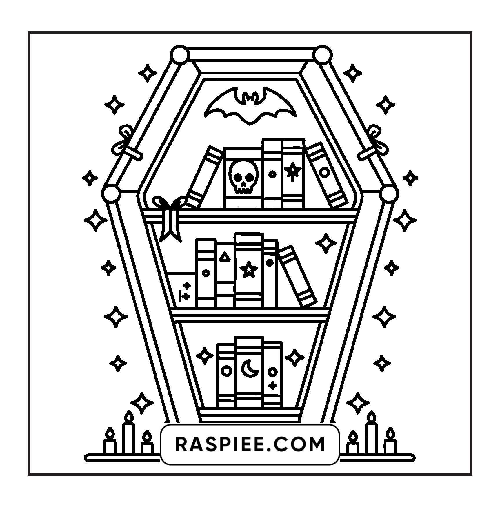 82 Bold and Easy Creepy Kawaii Coloring Pages