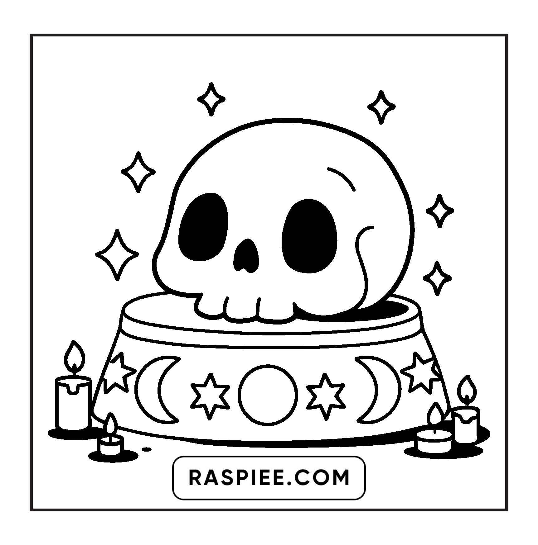 82 Bold and Easy Creepy Kawaii Coloring Pages