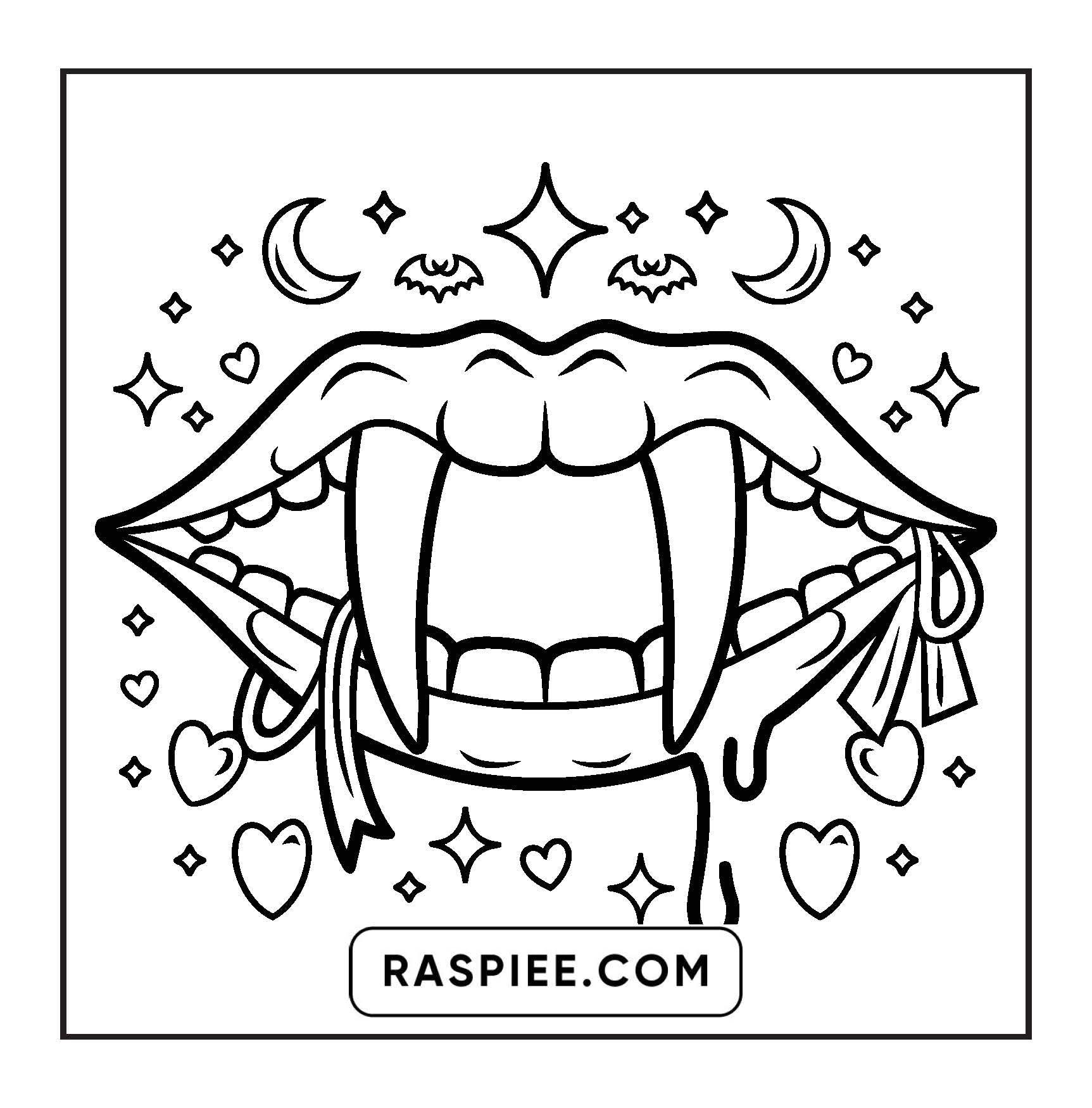 82 Bold and Easy Creepy Kawaii Coloring Pages
