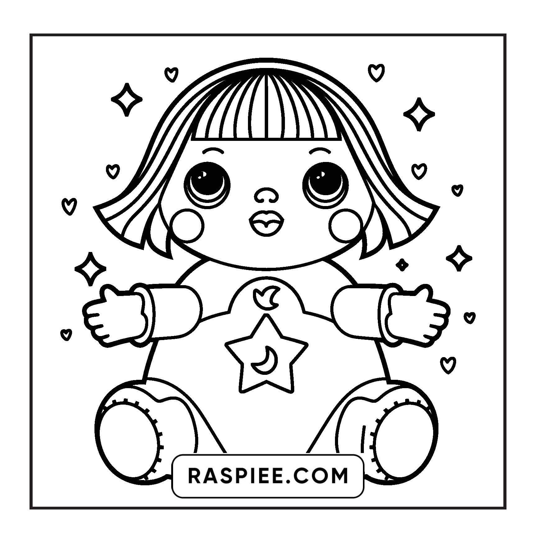 82 Bold and Easy Creepy Kawaii Coloring Pages