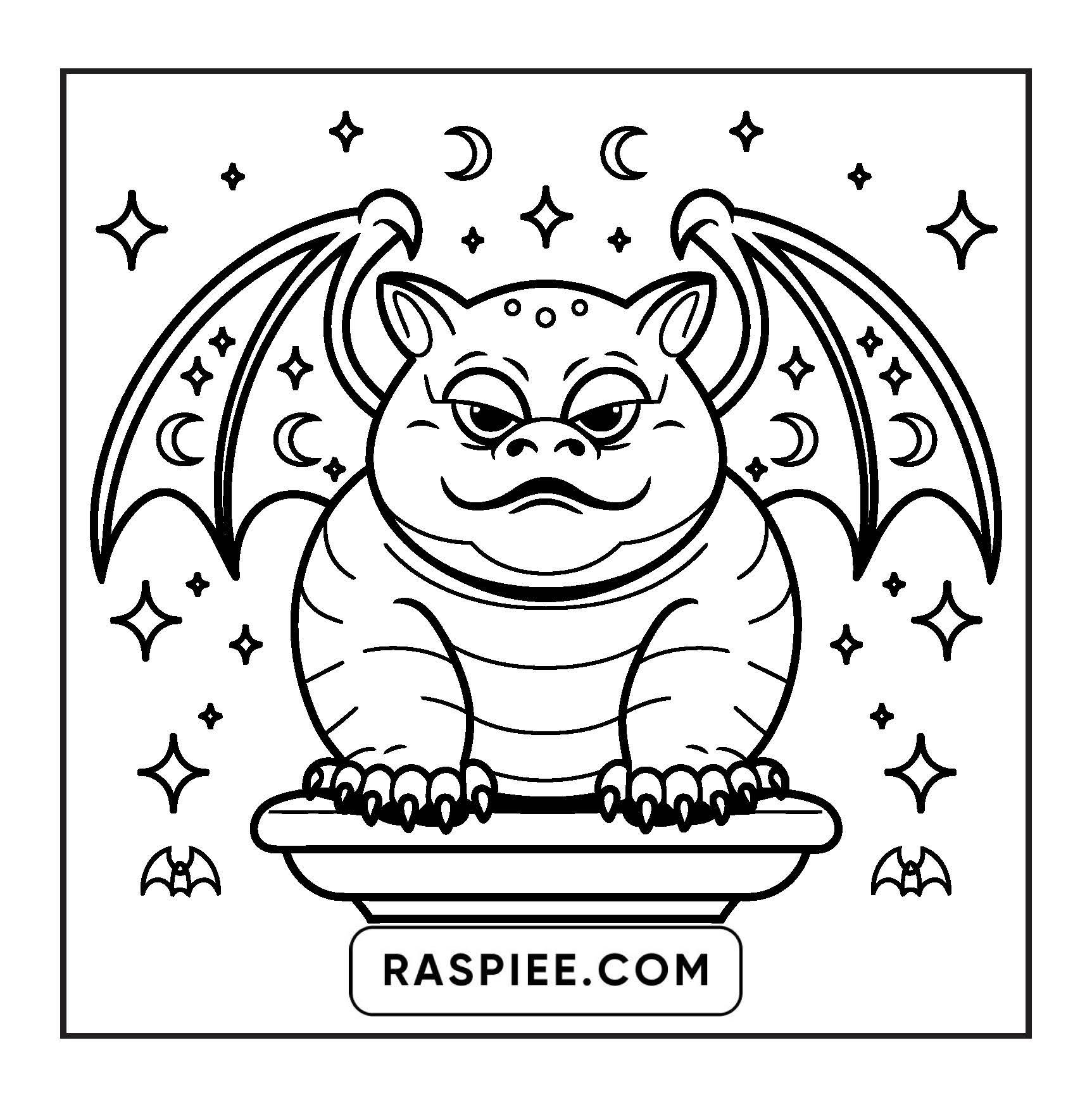 82 Bold and Easy Creepy Kawaii Coloring Pages