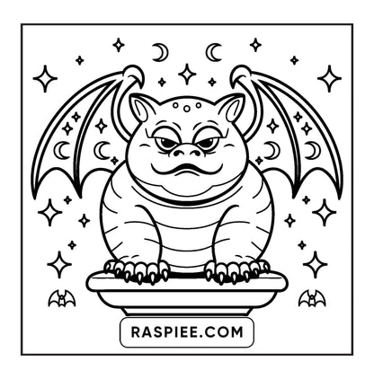82 Bold and Easy Creepy Kawaii Coloring Pages