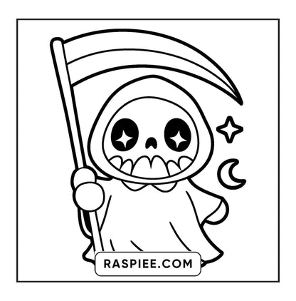 82 Bold and Easy Creepy Kawaii Coloring Pages