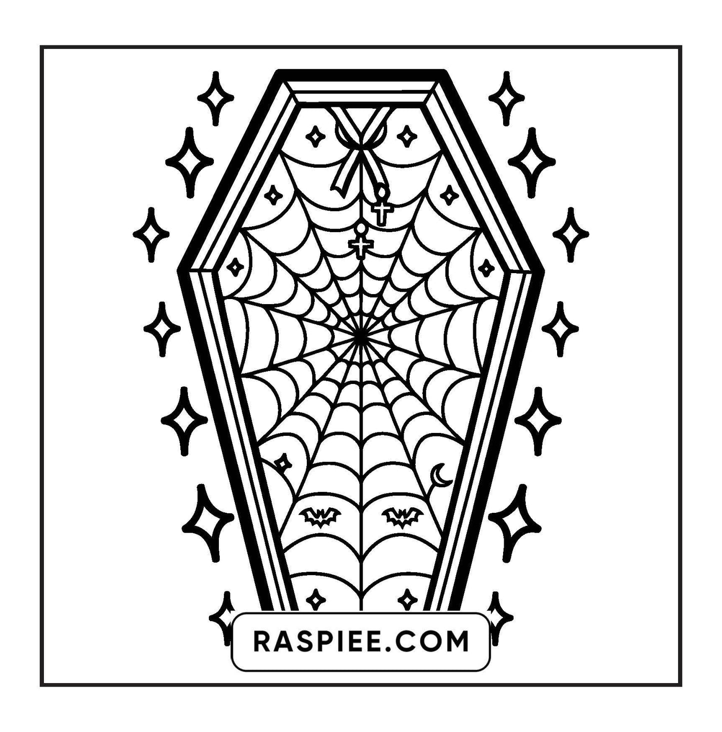 82 Bold and Easy Creepy Kawaii Coloring Pages