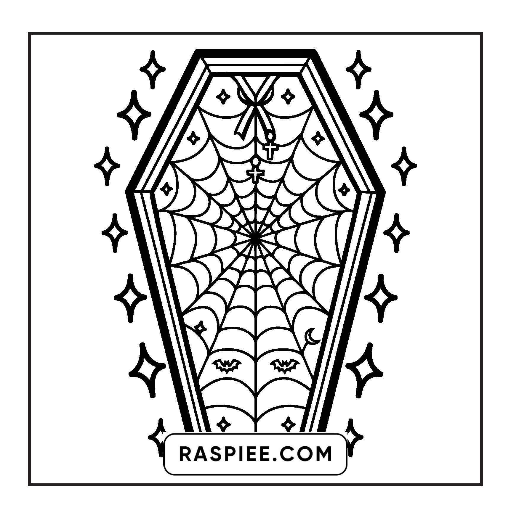82 Bold and Easy Creepy Kawaii Coloring Pages