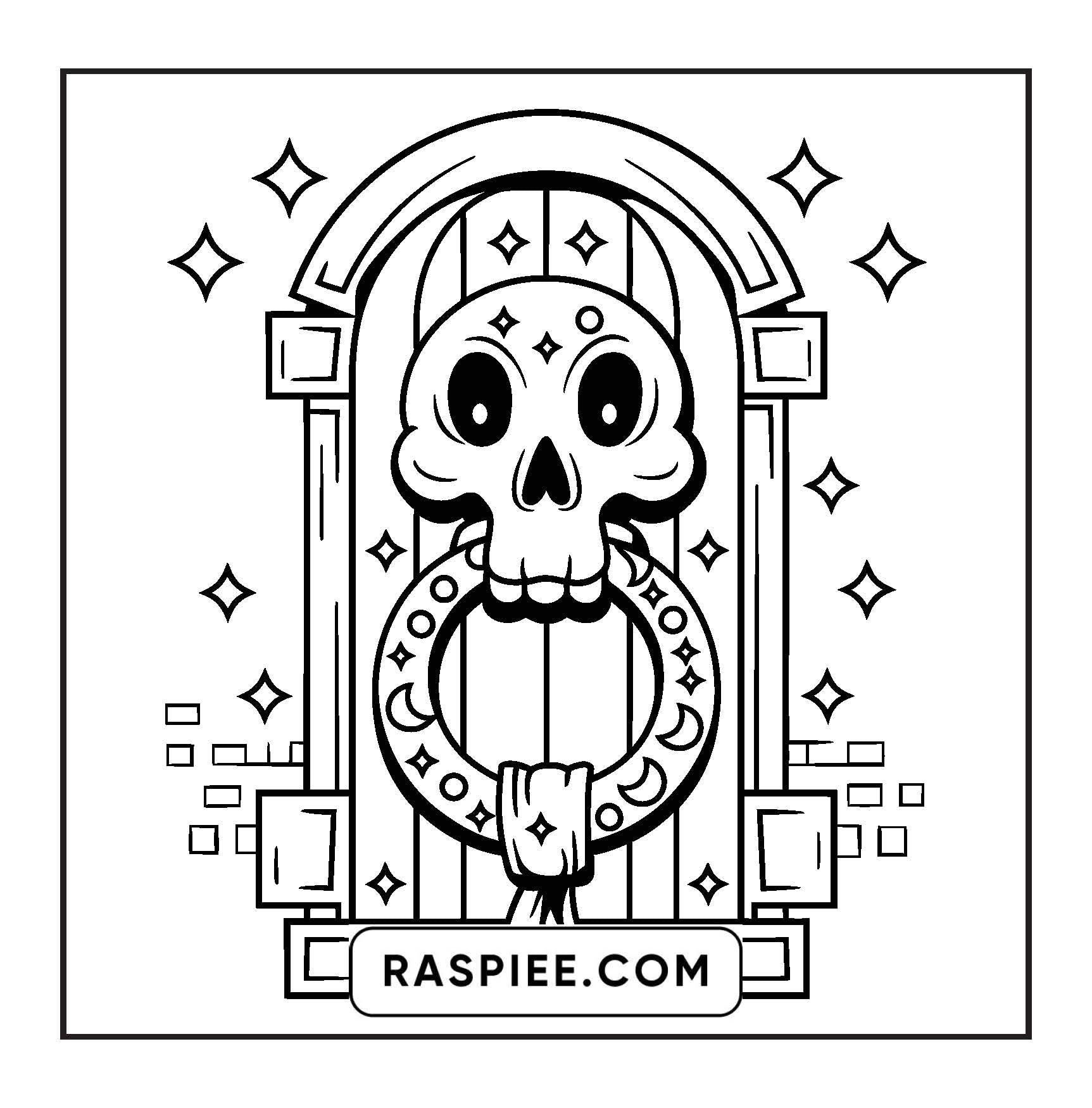 82 Bold and Easy Creepy Kawaii Coloring Pages