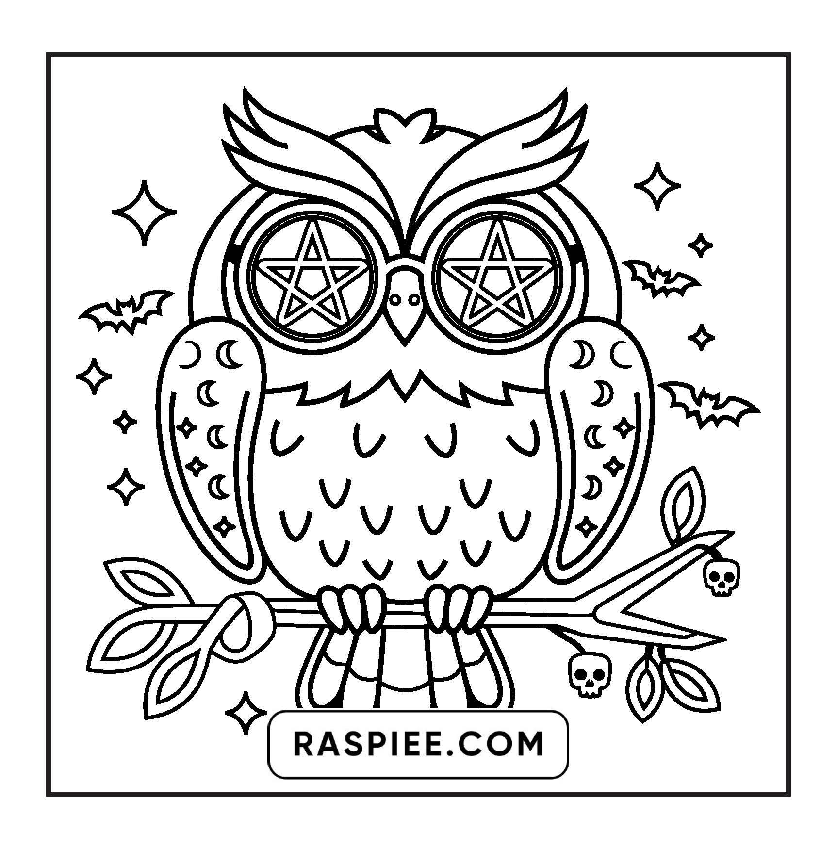 82 Bold and Easy Creepy Kawaii Coloring Pages
