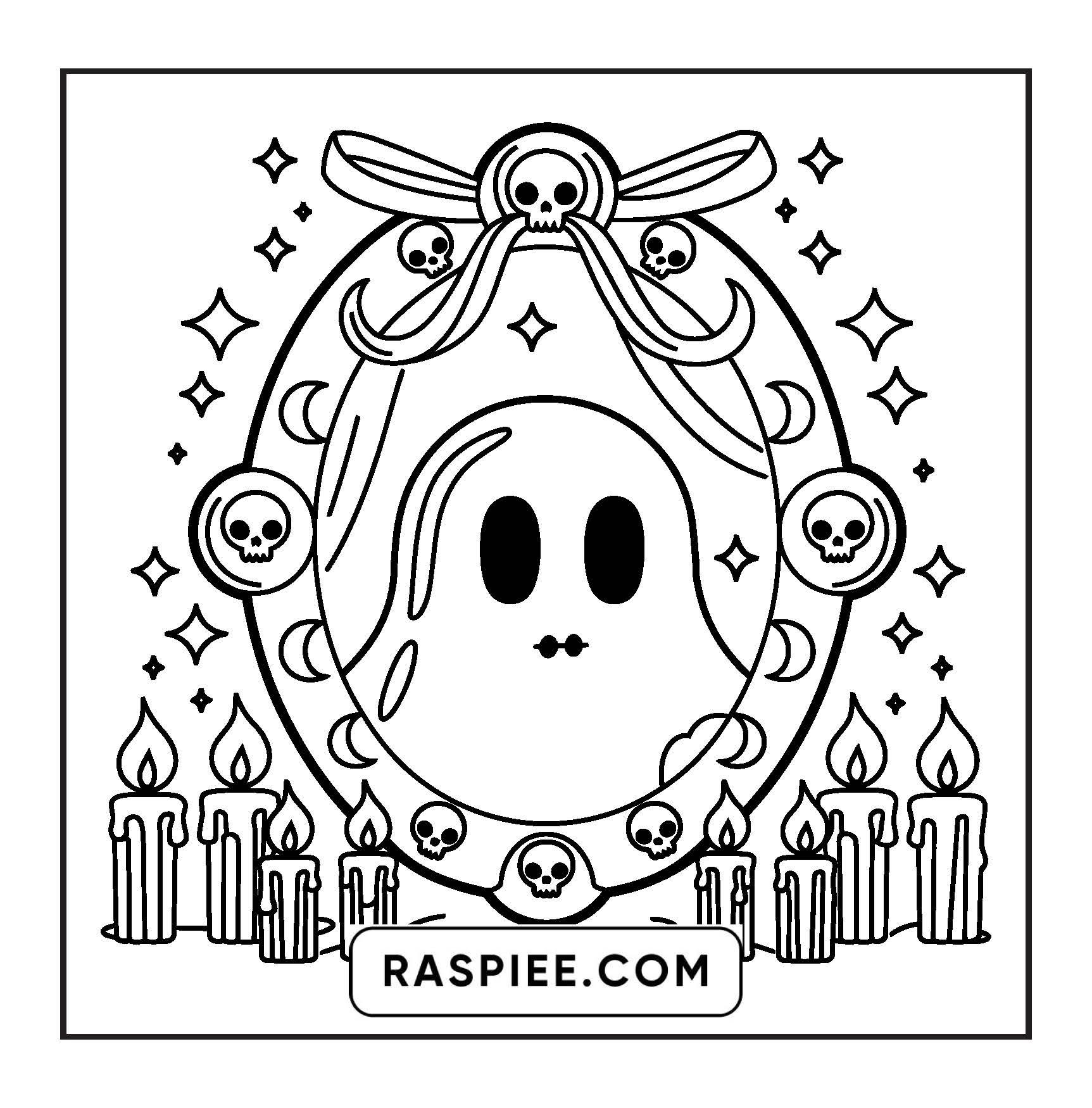 82 Bold and Easy Creepy Kawaii Coloring Pages