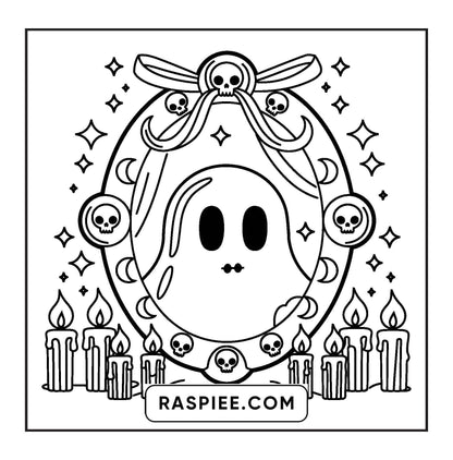82 Bold and Easy Creepy Kawaii Coloring Pages