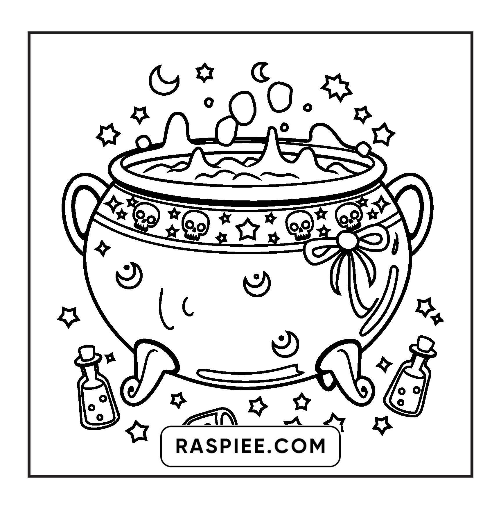 82 Bold and Easy Creepy Kawaii Coloring Pages