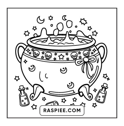 82 Bold and Easy Creepy Kawaii Coloring Pages