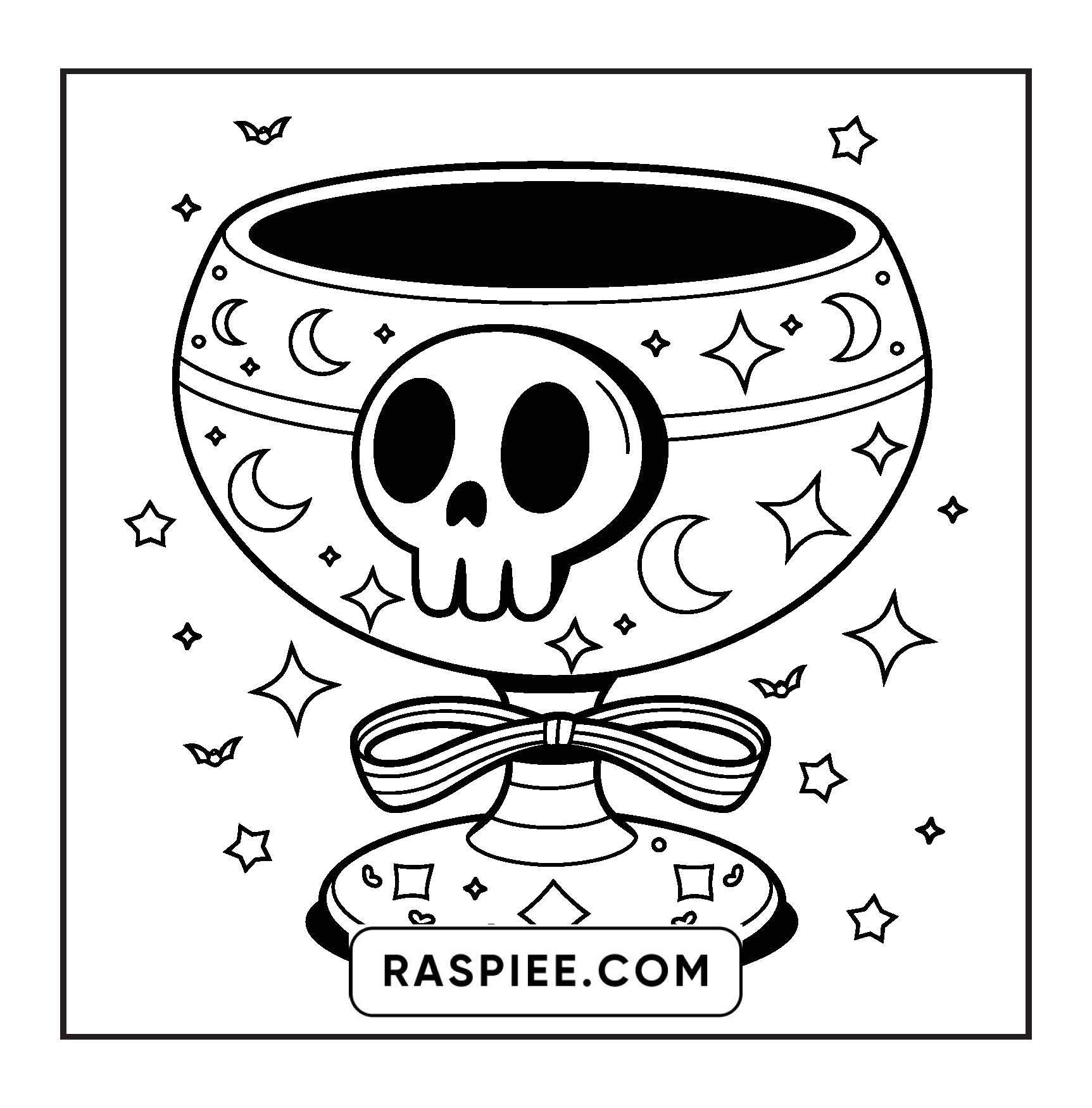 82 Bold and Easy Creepy Kawaii Coloring Pages
