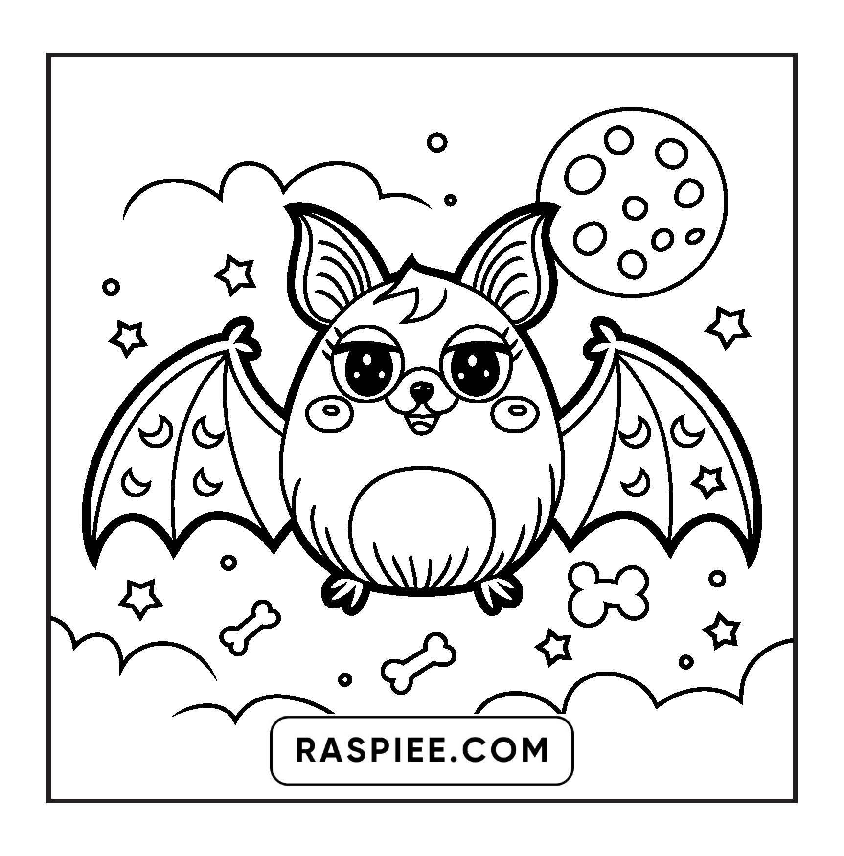82 Bold and Easy Creepy Kawaii Coloring Pages