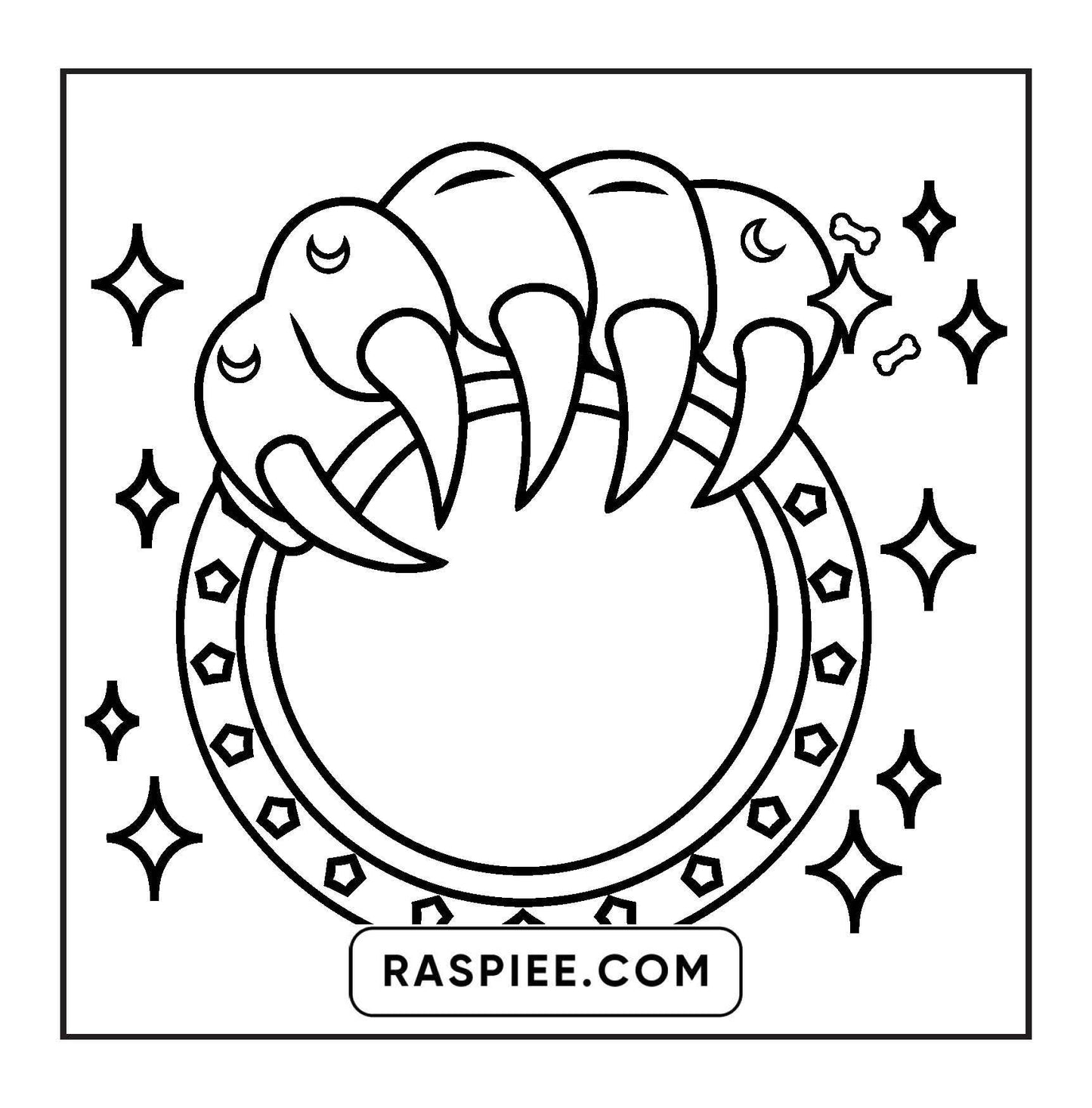 82 Bold and Easy Creepy Kawaii Coloring Pages