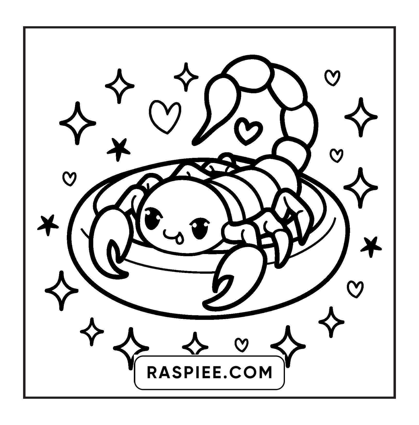 82 Bold and Easy Creepy Kawaii Coloring Pages