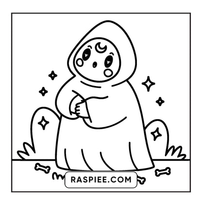 82 Bold and Easy Creepy Kawaii Coloring Pages
