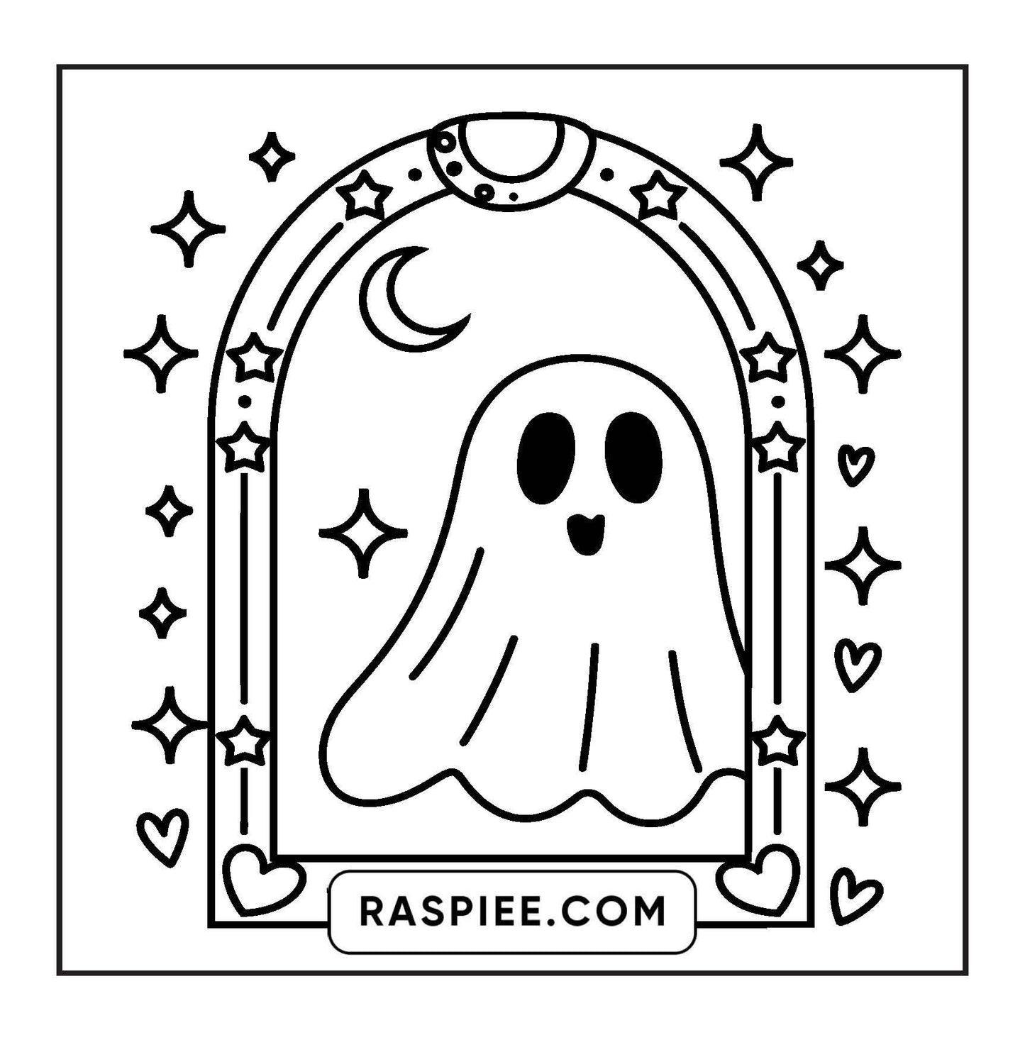82 Bold and Easy Creepy Kawaii Coloring Pages