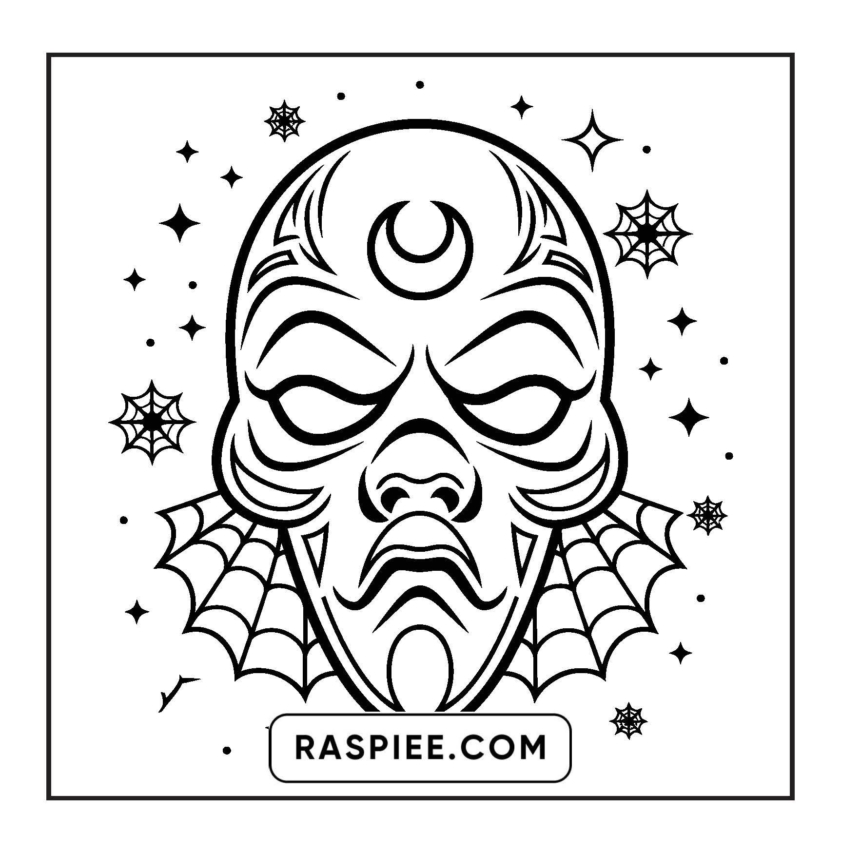 82 Bold and Easy Creepy Kawaii Coloring Pages