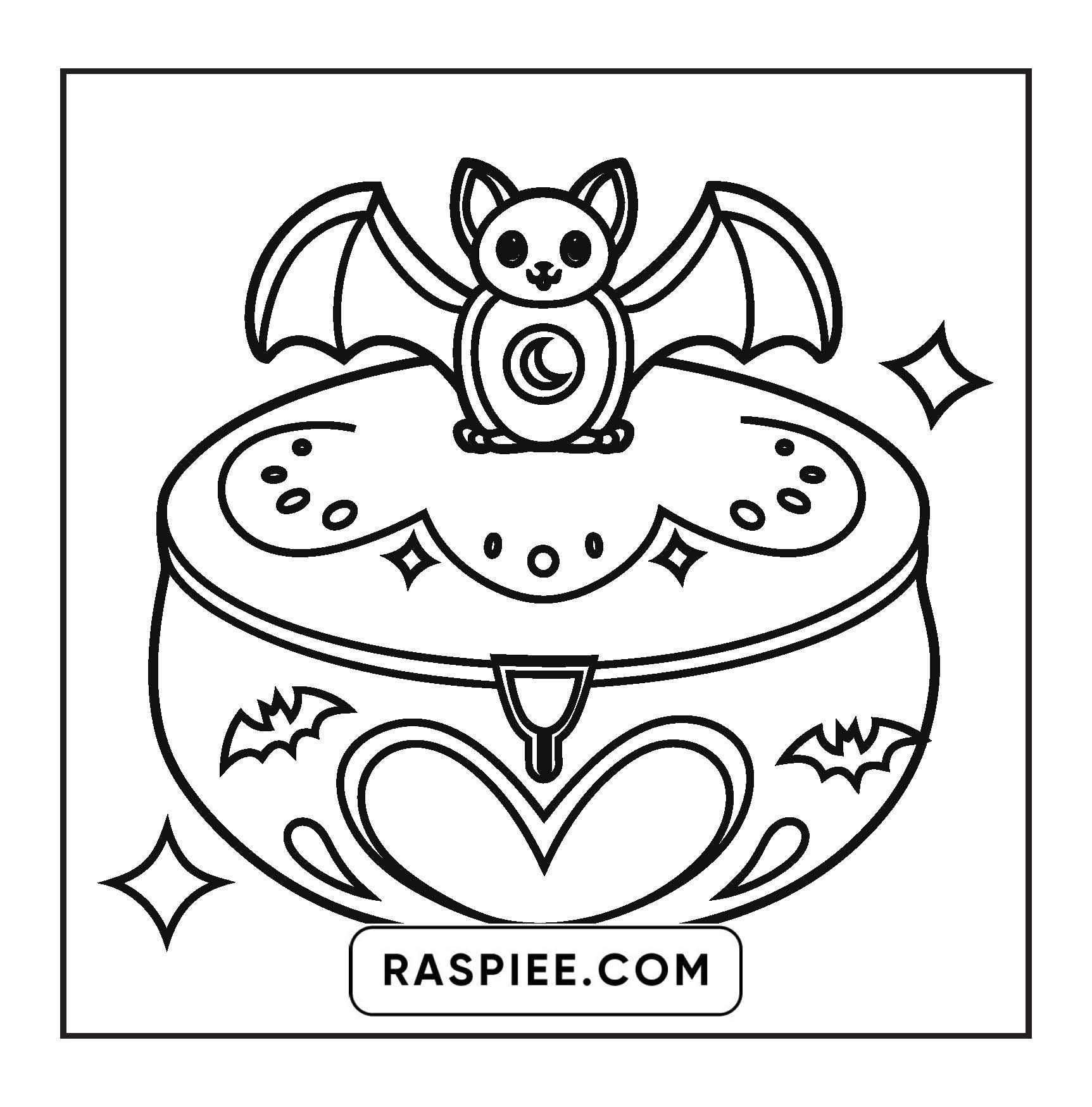 82 Bold and Easy Creepy Kawaii Coloring Pages