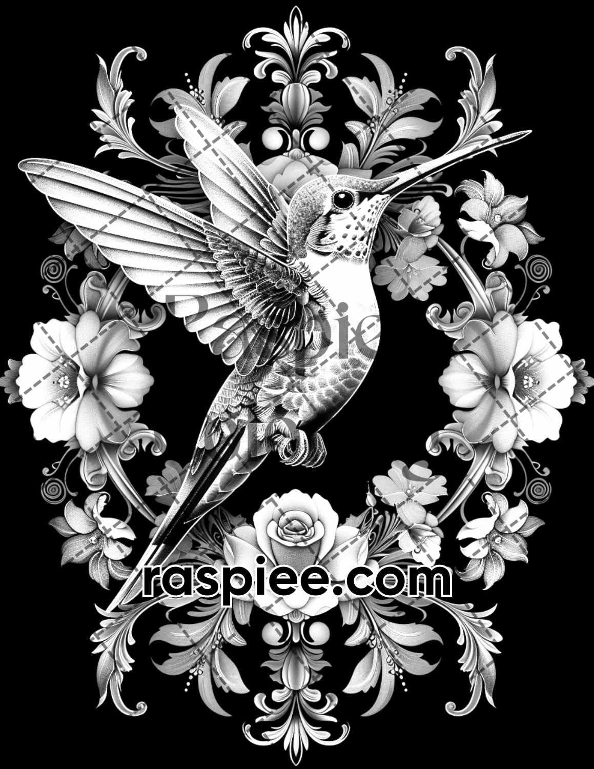 87 Spirit Animals Grayscale Adult Coloring Pages Printable PDF Instant Download