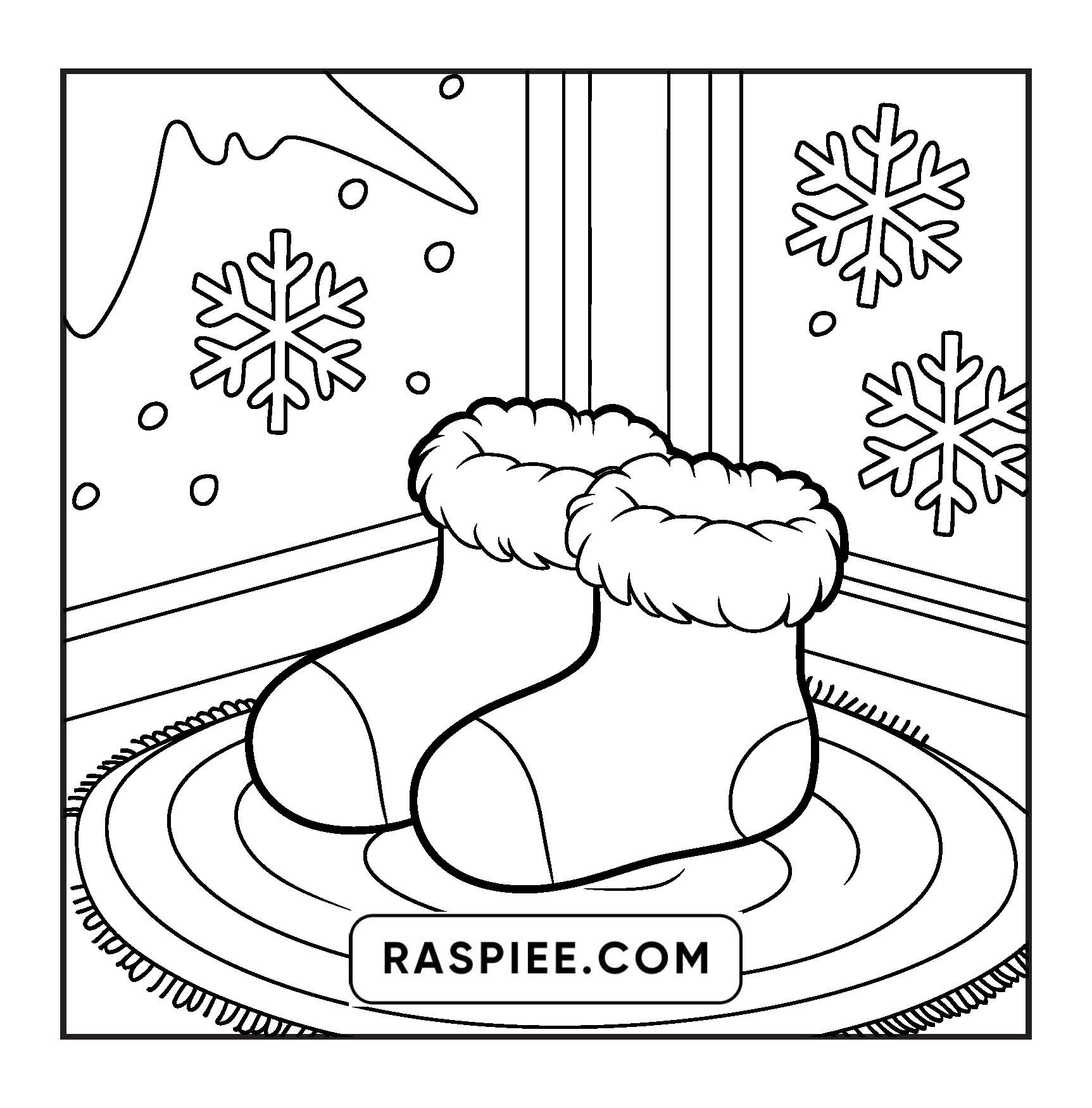 84 Bold and Easy Cozy Girl Christmas Coloring Pages