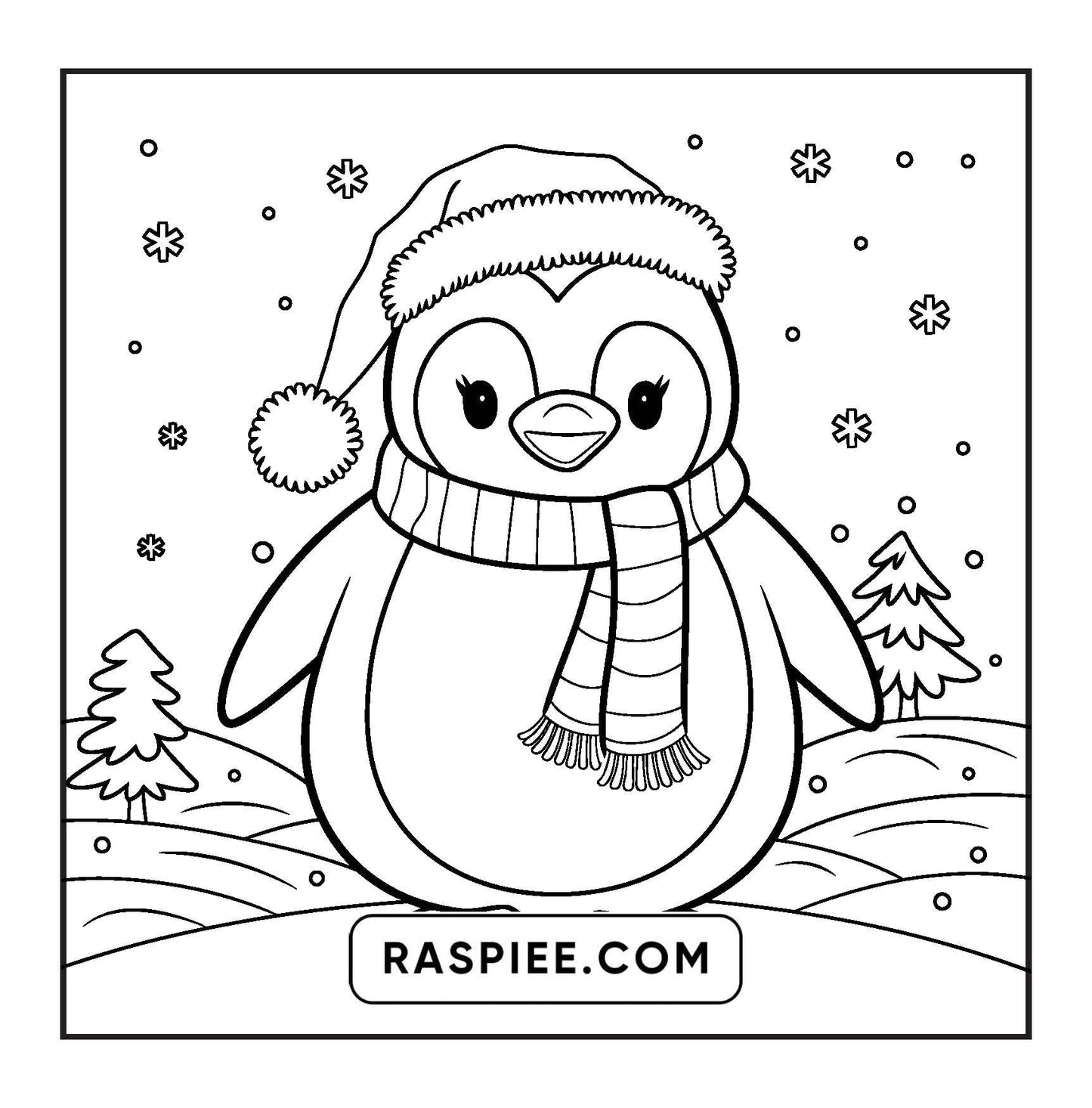 84 Bold and Easy Cozy Girl Christmas Coloring Pages