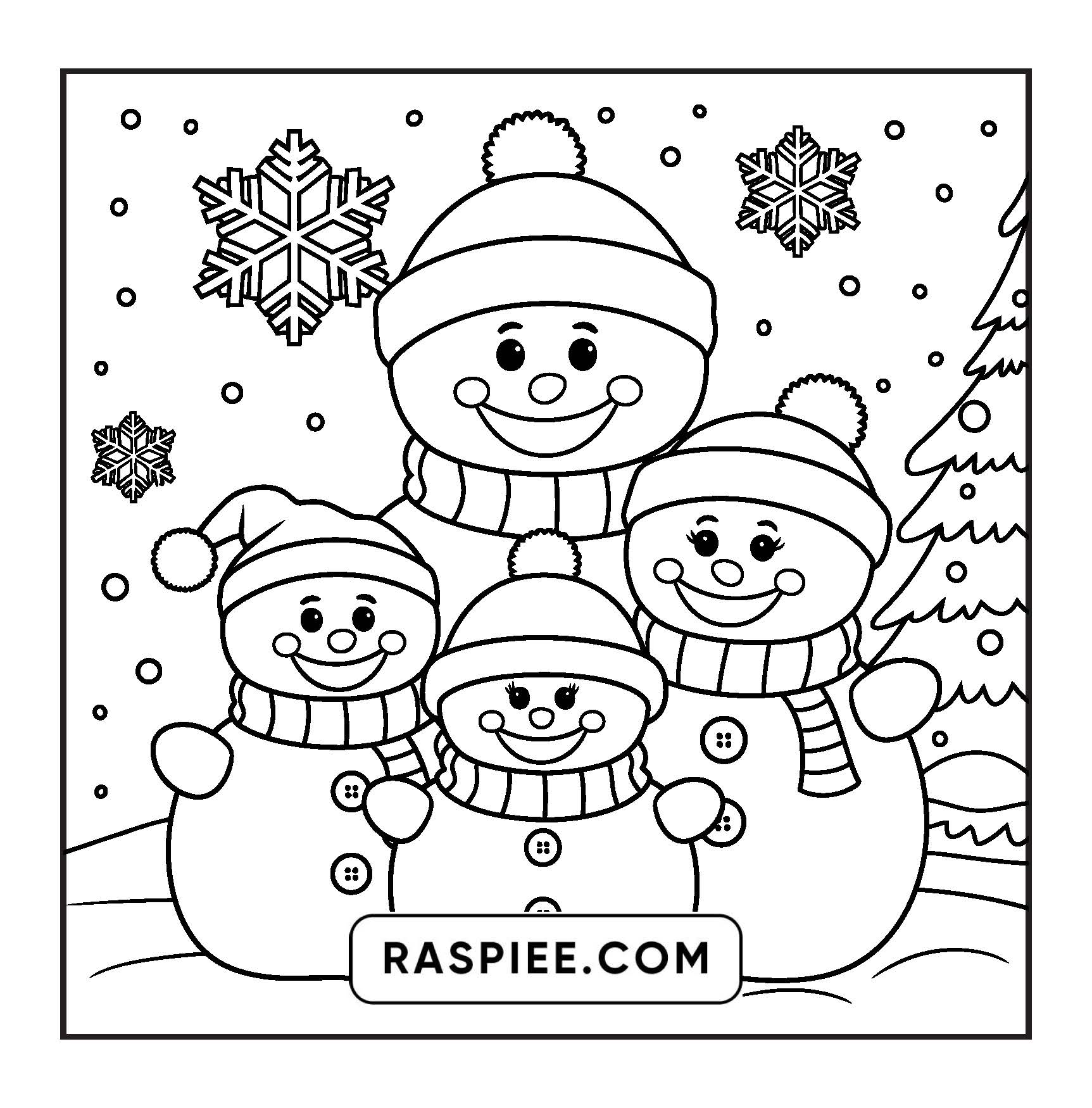 84 Bold and Easy Cozy Girl Christmas Coloring Pages