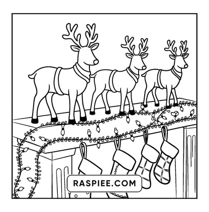 84 Bold and Easy Cozy Girl Christmas Coloring Pages