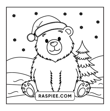 84 Bold and Easy Cozy Girl Christmas Coloring Pages
