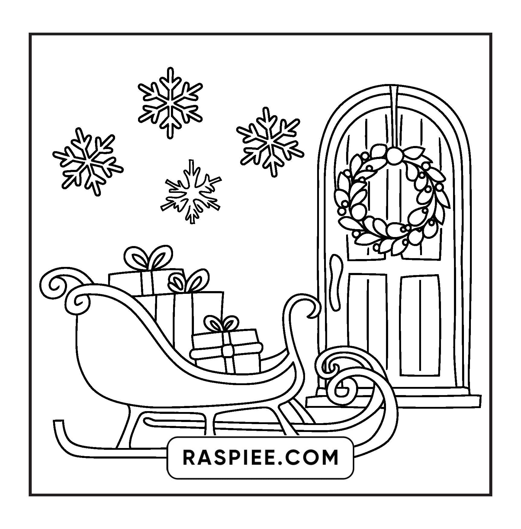 84 Bold and Easy Cozy Girl Christmas Coloring Pages