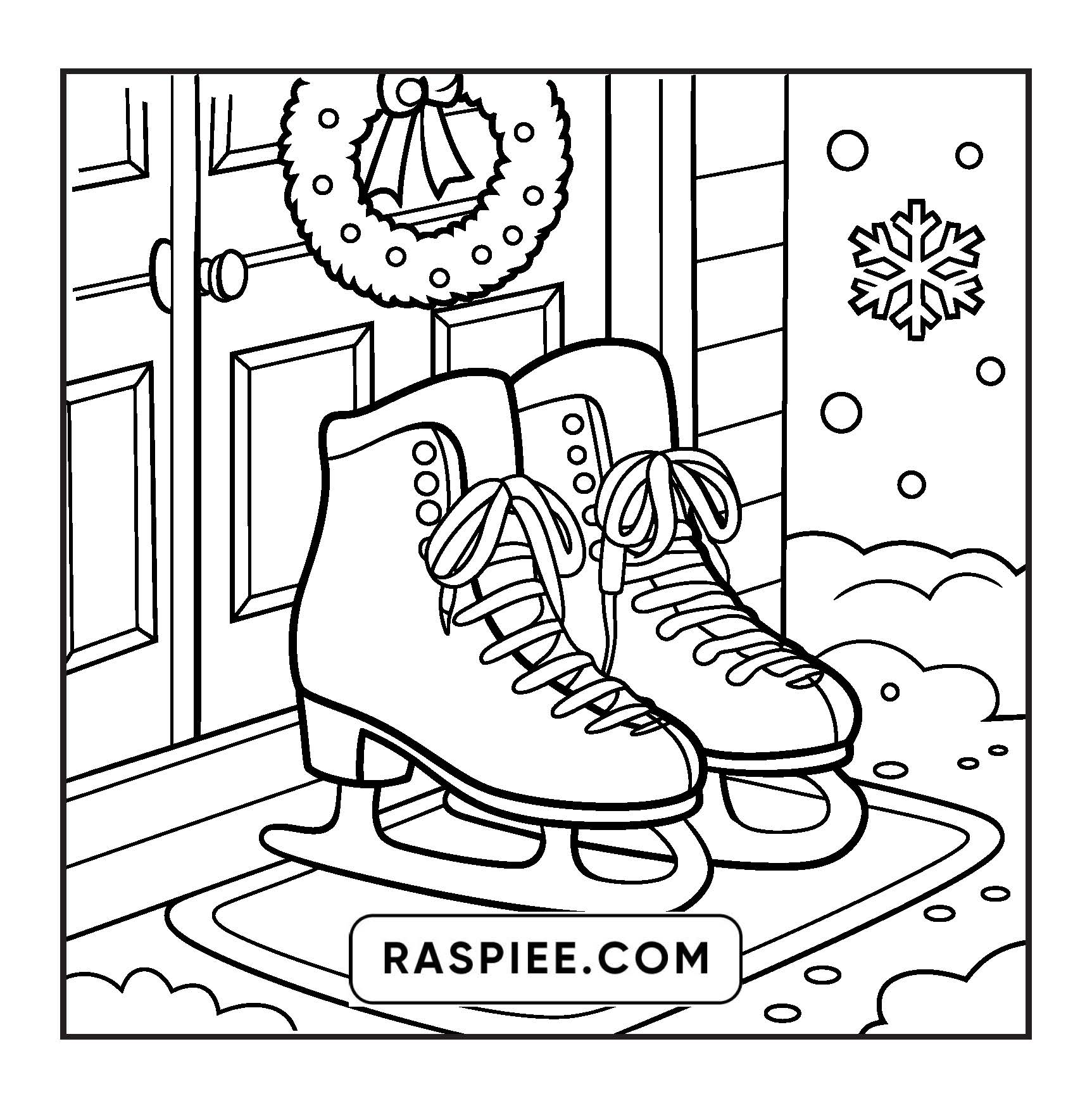 84 Bold and Easy Cozy Girl Christmas Coloring Pages