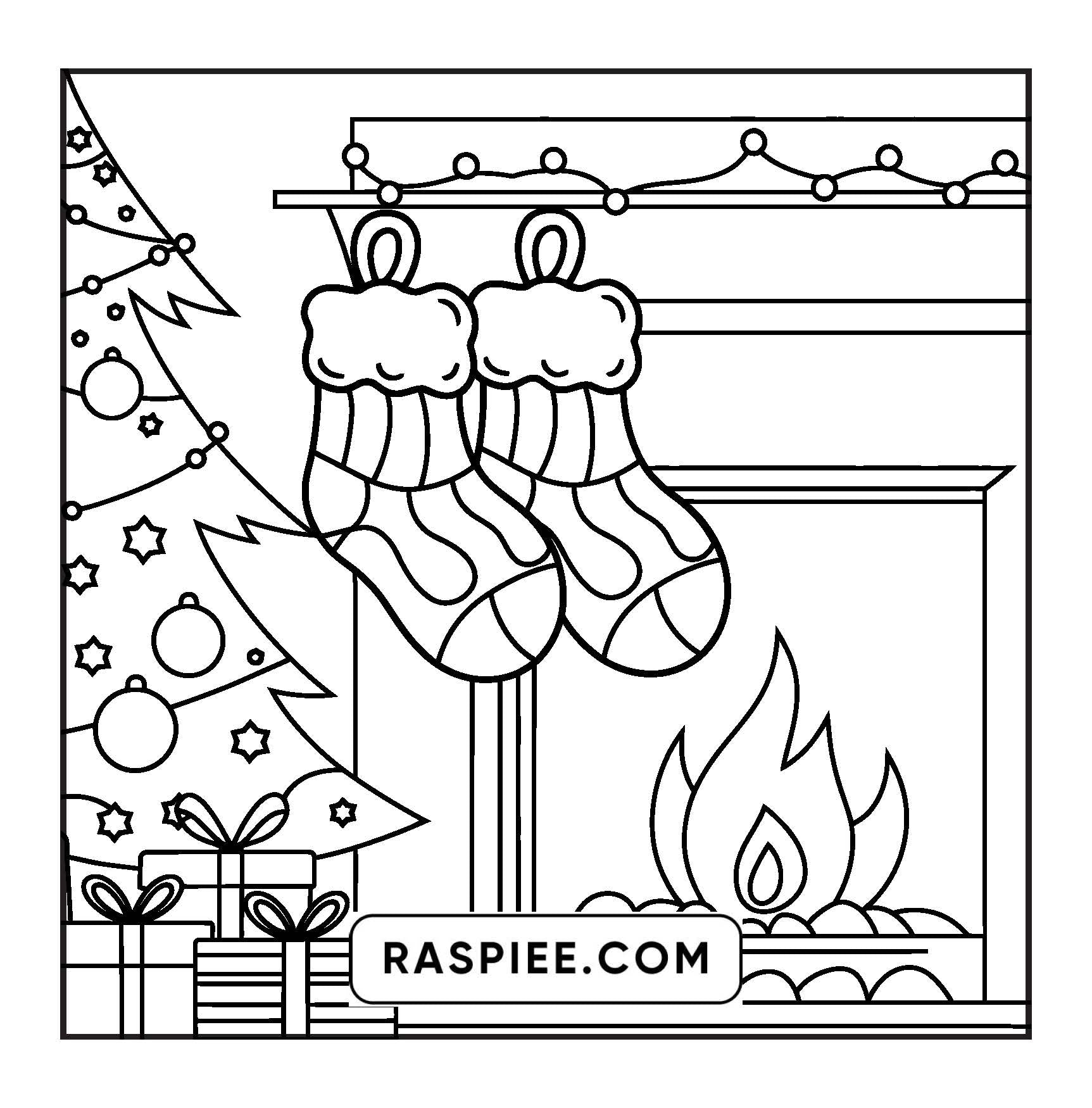 84 Bold and Easy Cozy Girl Christmas Coloring Pages