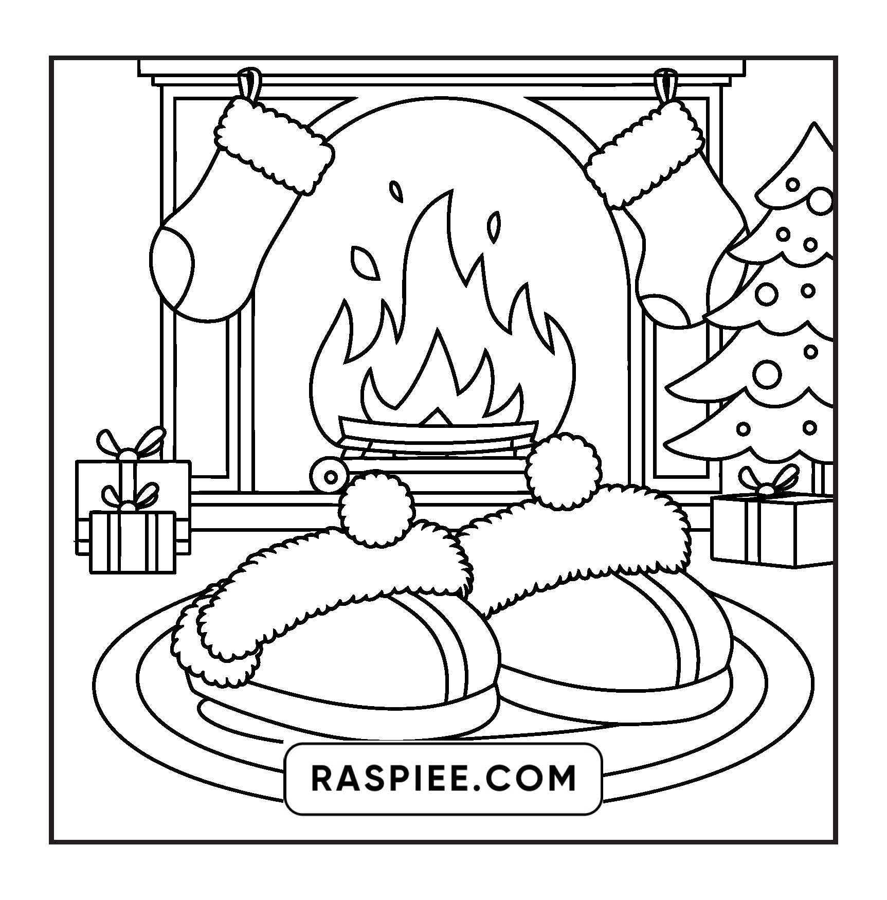 84 Bold and Easy Cozy Girl Christmas Coloring Pages