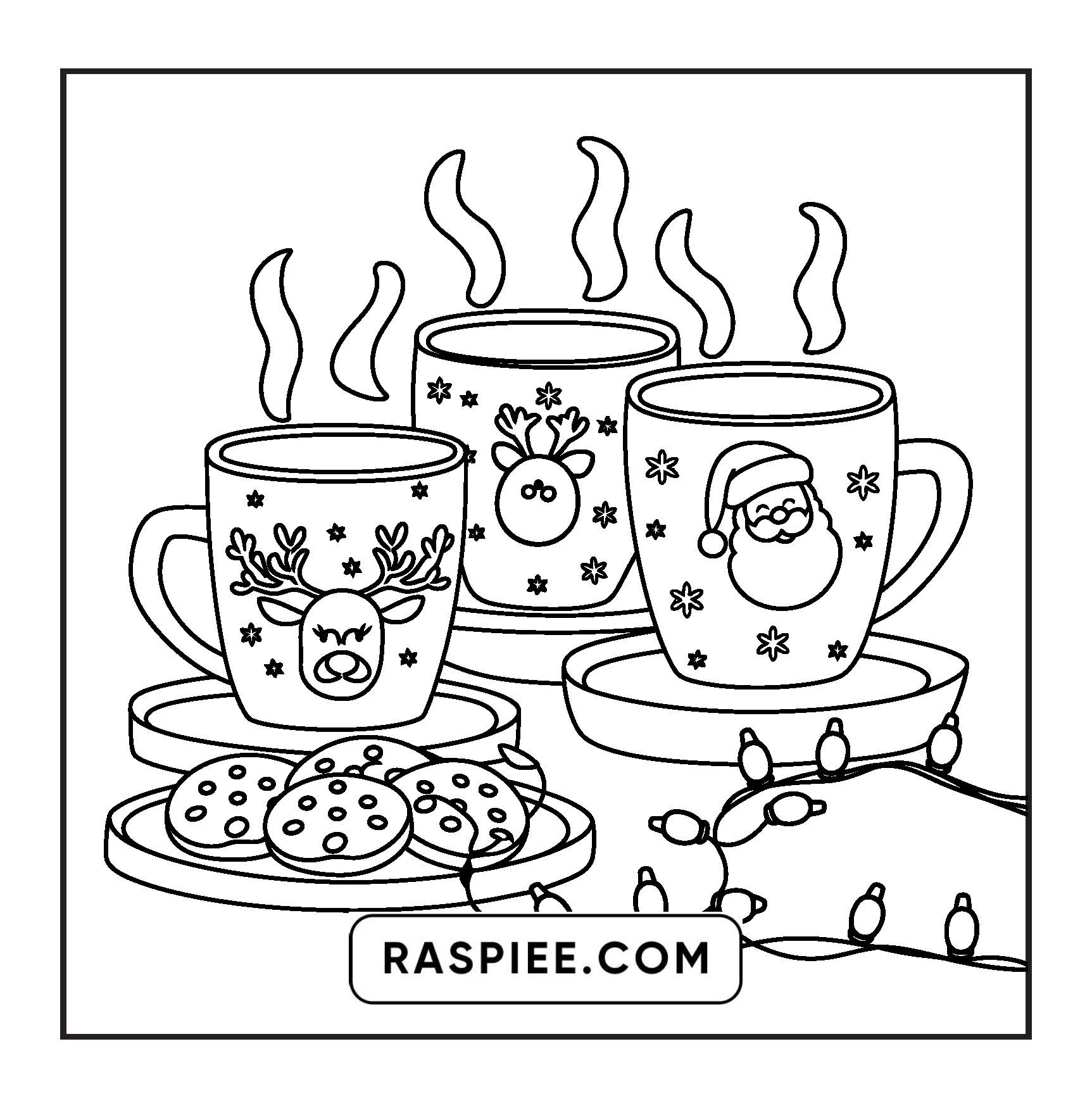 84 Bold and Easy Cozy Girl Christmas Coloring Pages