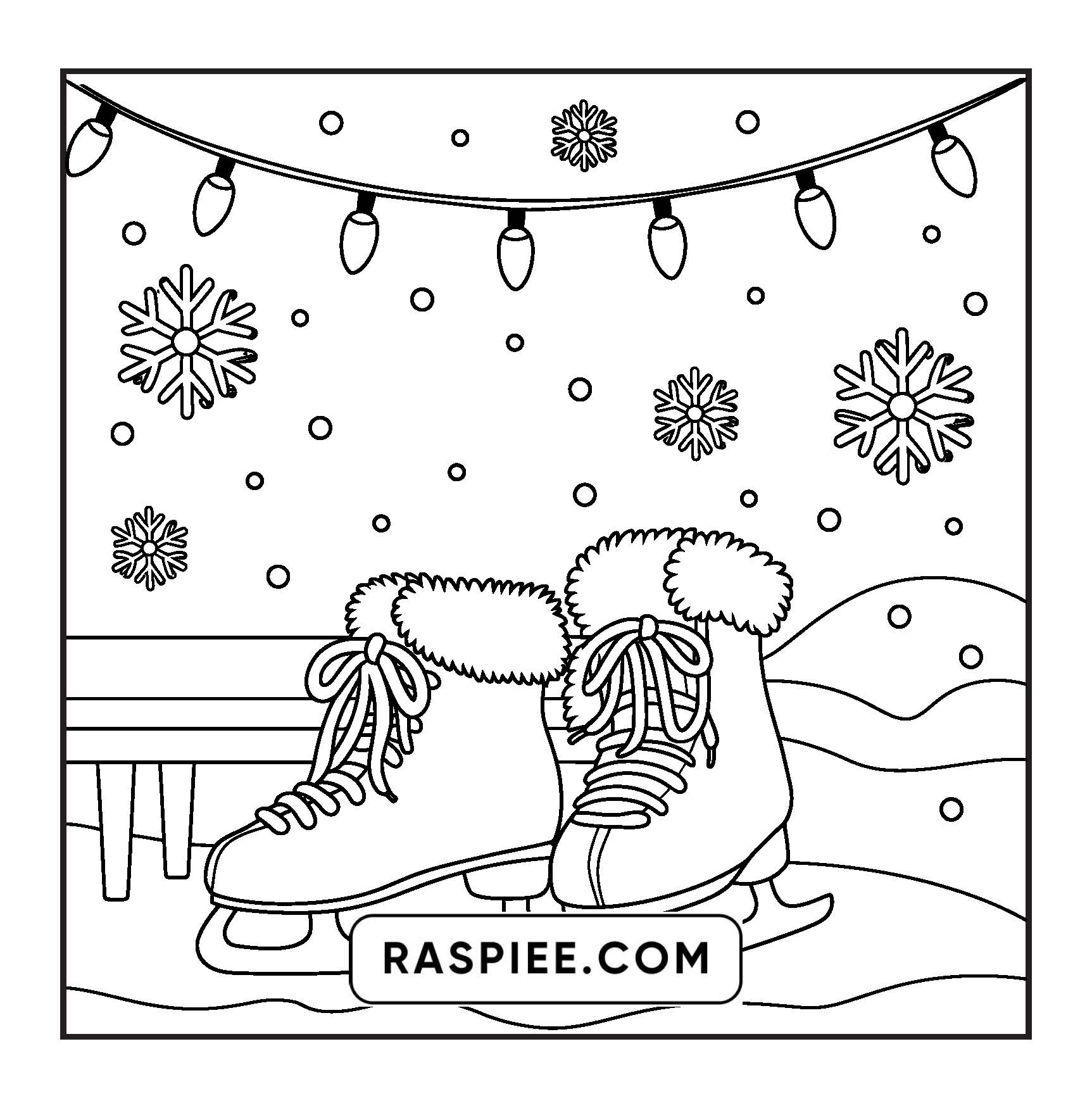 84 Bold and Easy Cozy Girl Christmas Coloring Pages