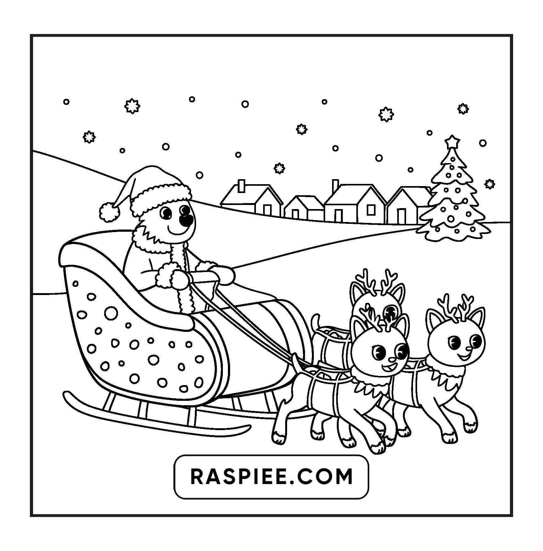 84 Bold and Easy Cozy Girl Christmas Coloring Pages