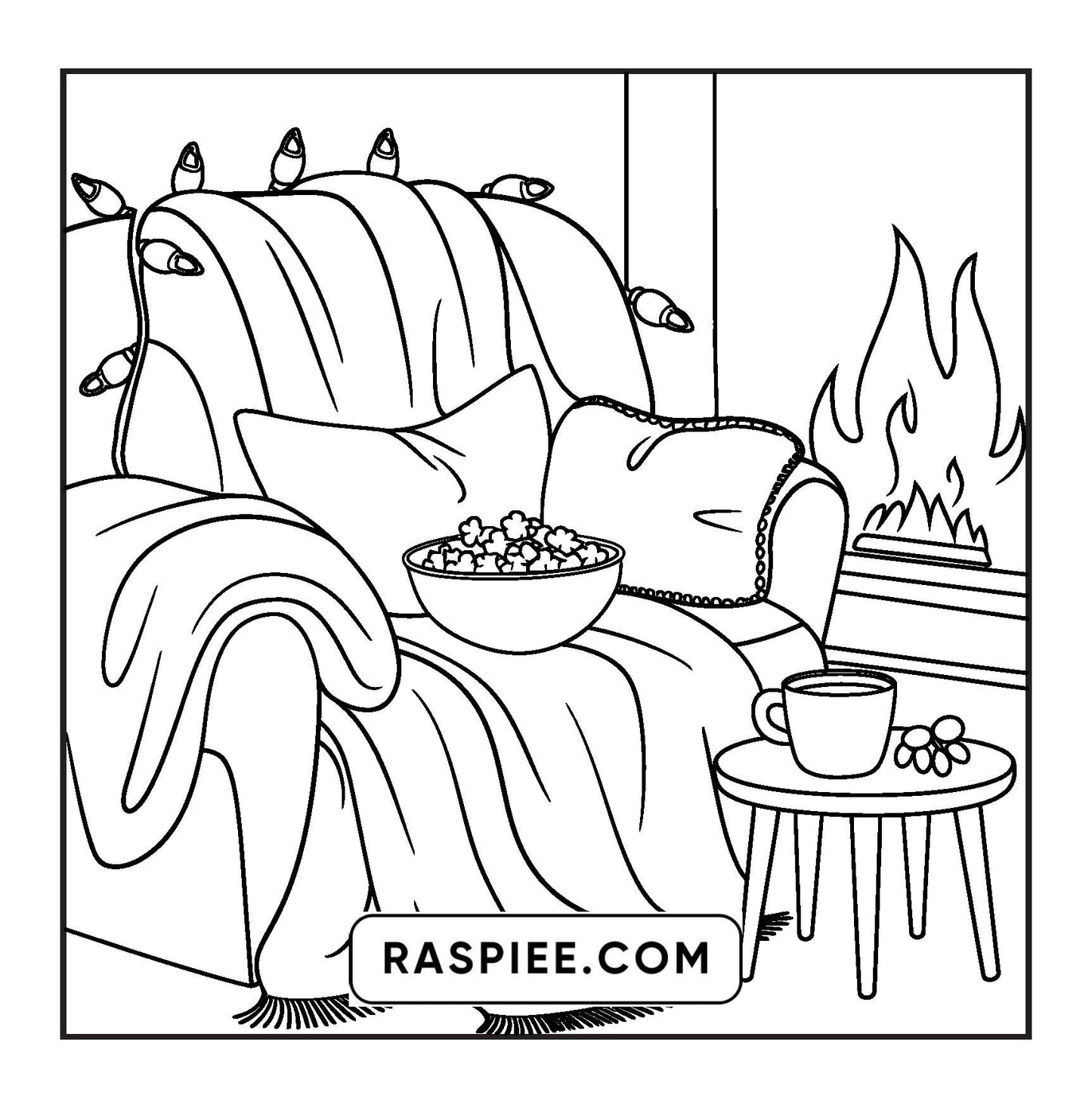 84 Bold and Easy Cozy Girl Christmas Coloring Pages