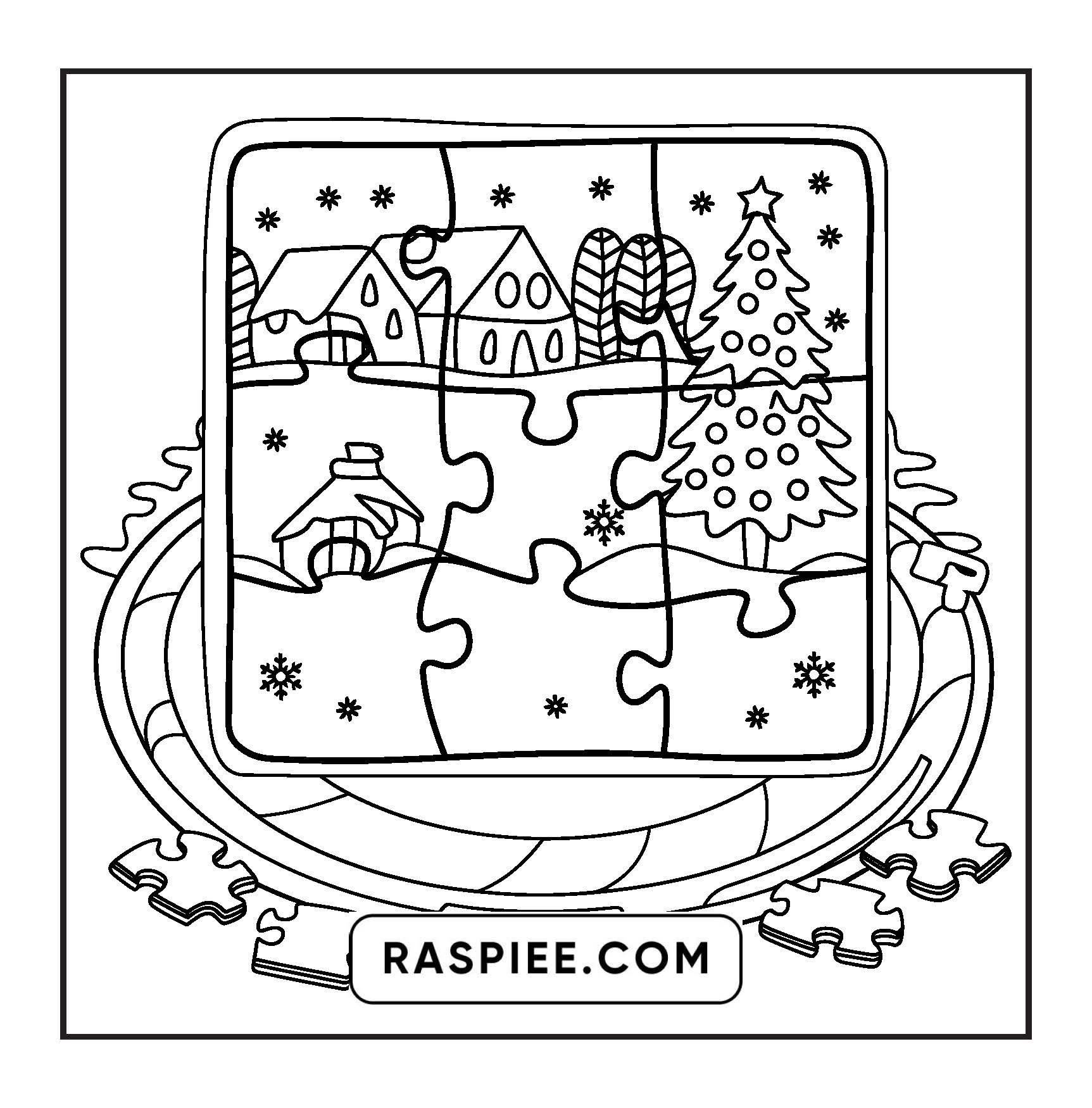 84 Bold and Easy Cozy Girl Christmas Coloring Pages