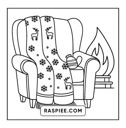 84 Bold and Easy Cozy Girl Christmas Coloring Pages
