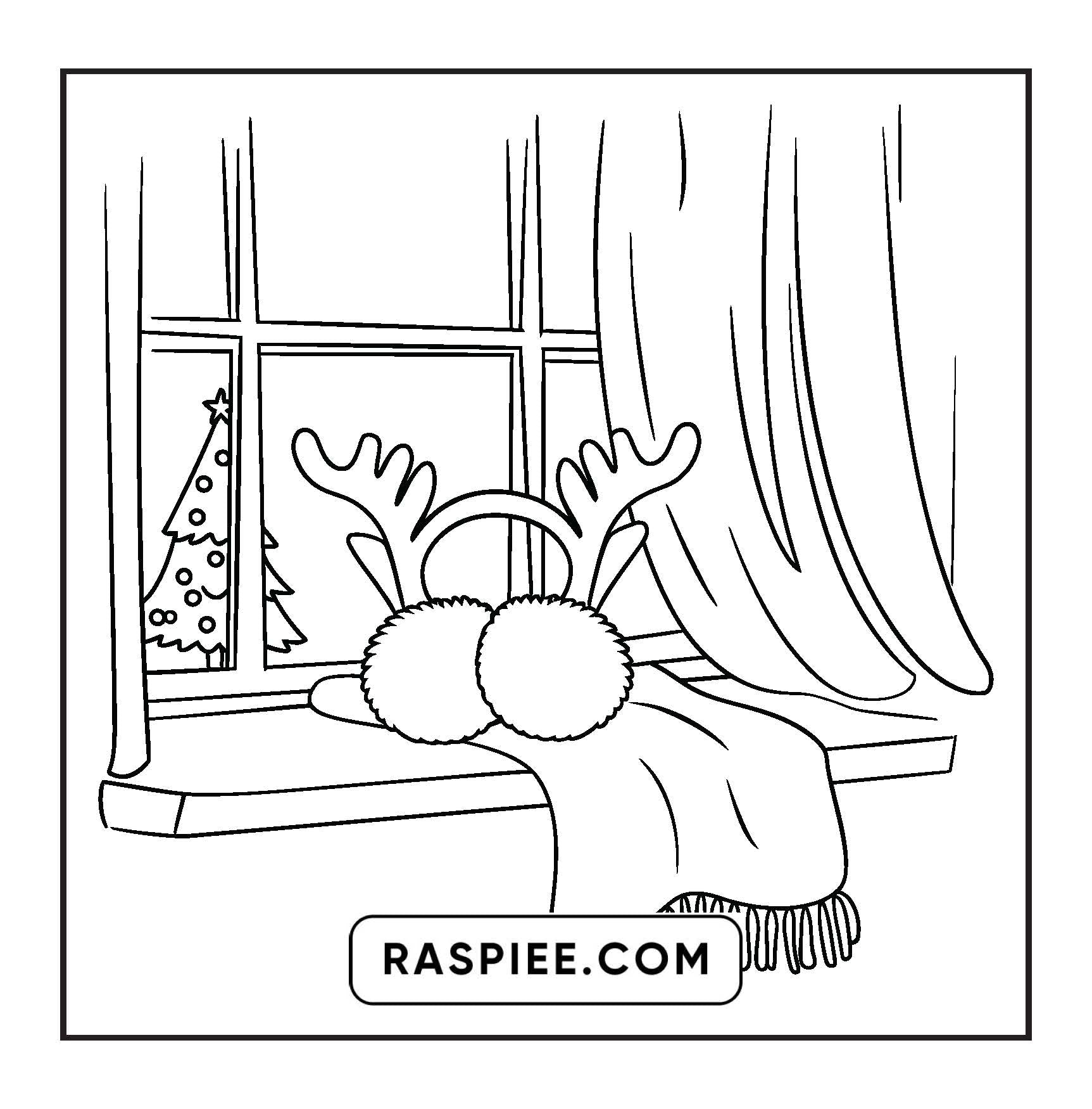84 Bold and Easy Cozy Girl Christmas Coloring Pages