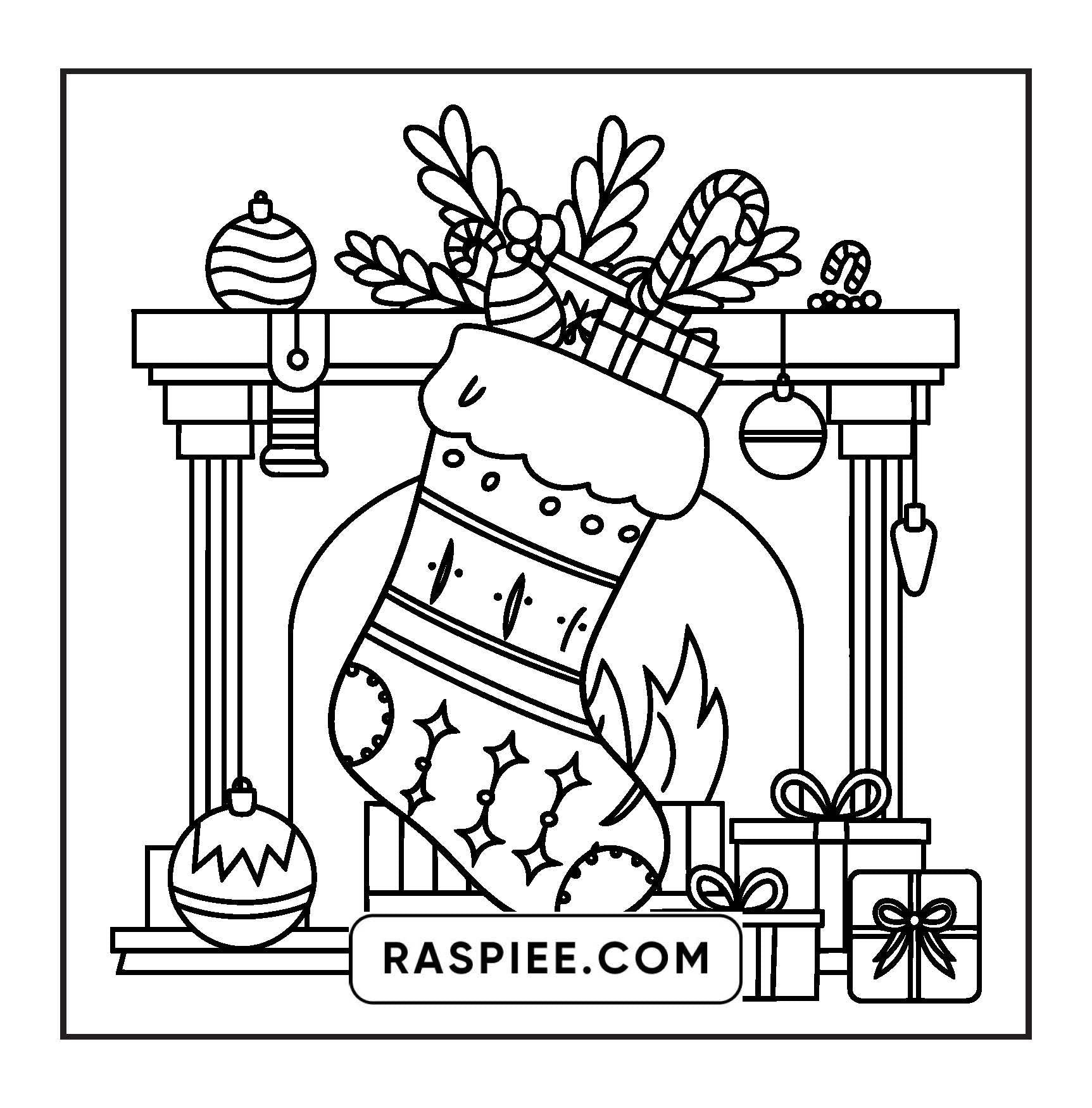 84 Bold and Easy Cozy Girl Christmas Coloring Pages