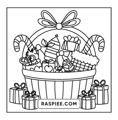 84 Bold and Easy Cozy Girl Christmas Coloring Pages