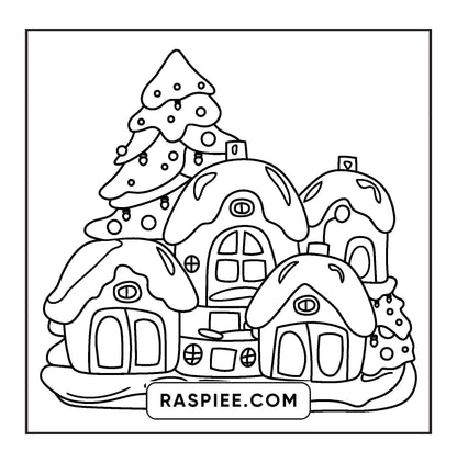 84 Bold and Easy Cozy Girl Christmas Coloring Pages