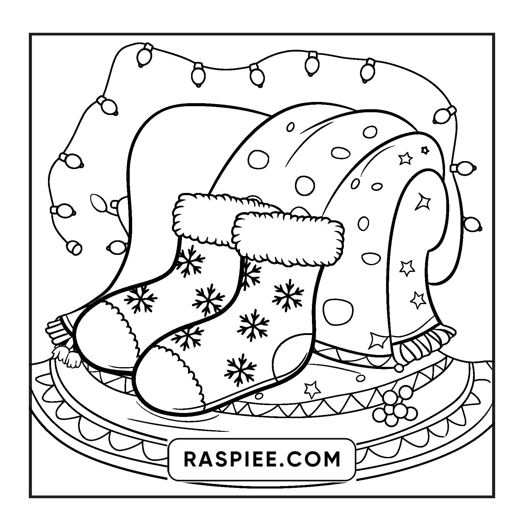 84 Bold and Easy Cozy Girl Christmas Coloring Pages