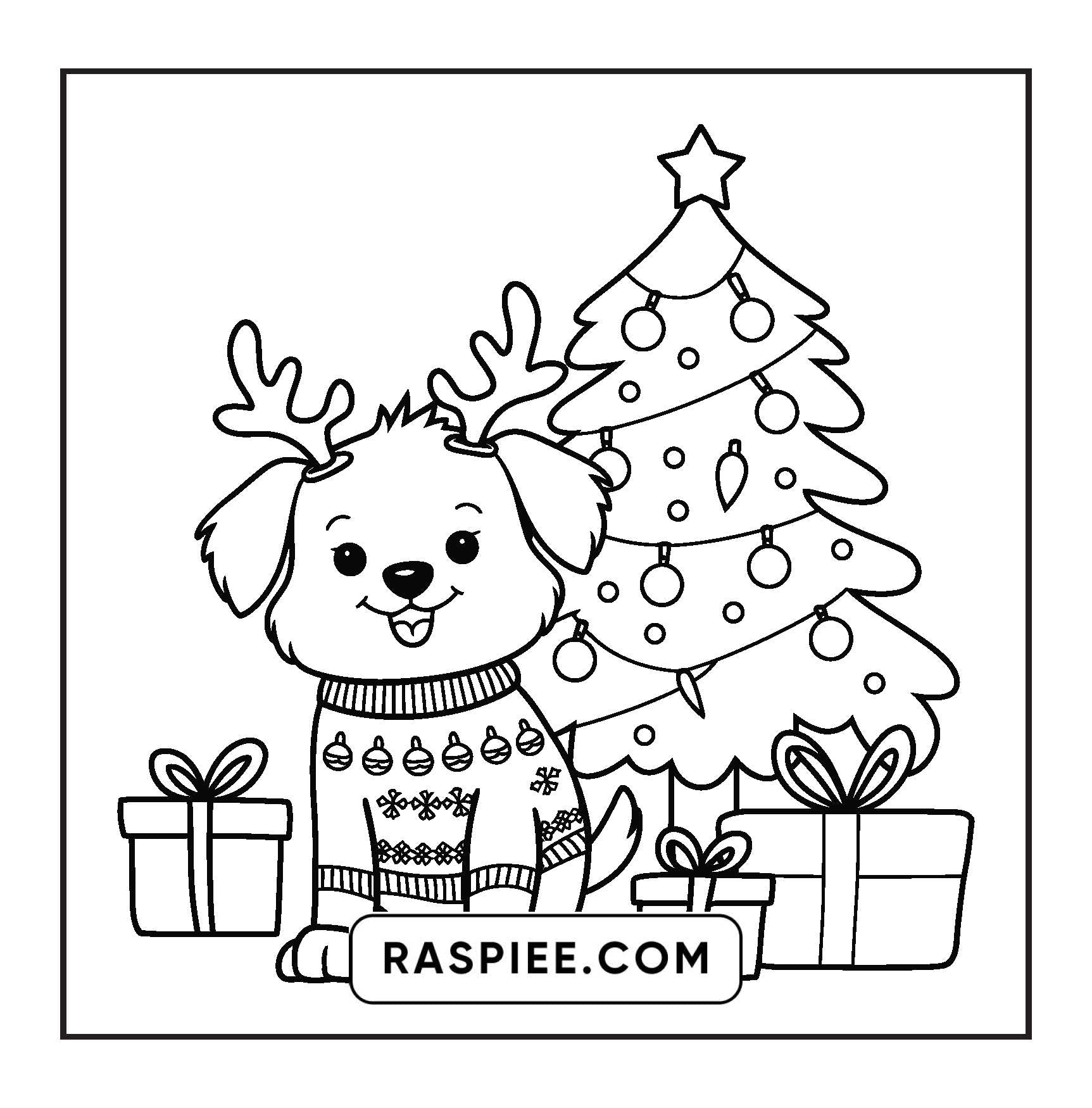 84 Bold and Easy Cozy Girl Christmas Coloring Pages