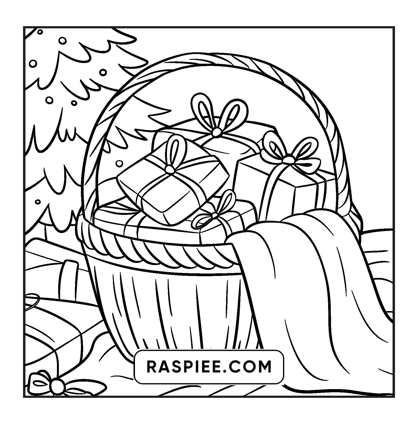 84 Bold and Easy Cozy Girl Christmas Coloring Pages